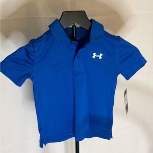 Under Armour Kids Polo in Bold Blue